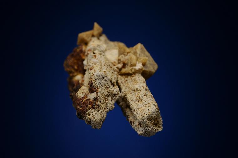 ZIRCON on ALBITE after AEGIRINE