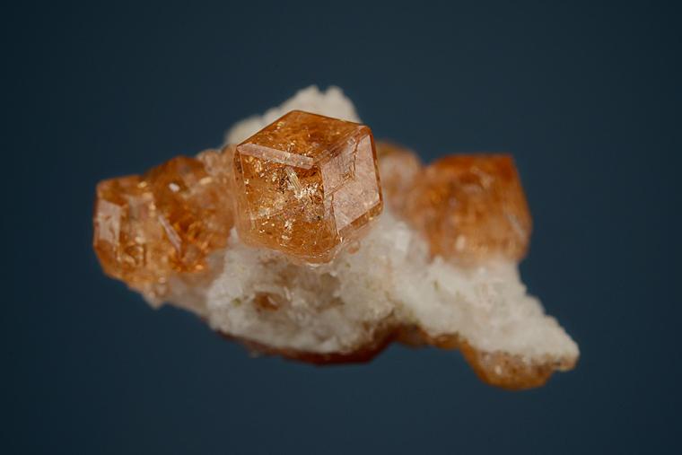 GROSSULAR var. Hessonite with DIOPSIDE