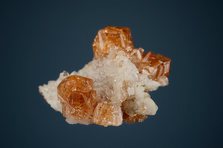 GROSSULAR var. Hessonite with DIOPSIDE