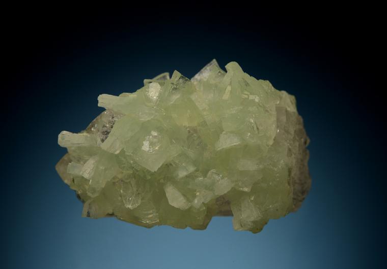 PREHNITE on QUARTZ with ANALCIME