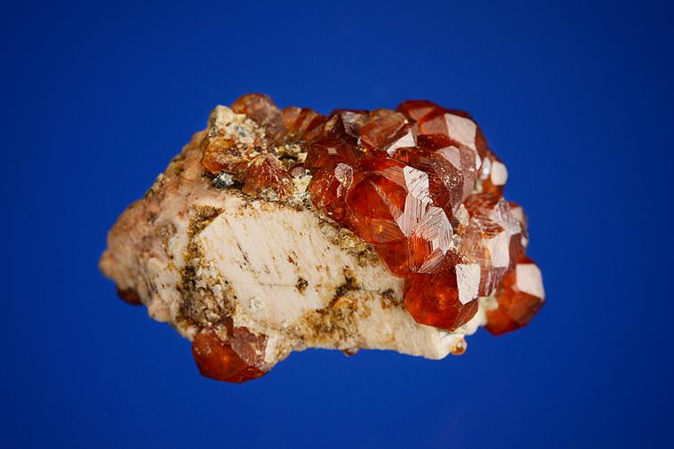 SPESSARTINE on MICROCLINE