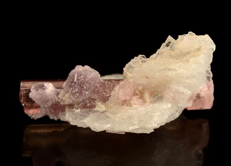 ELBAITE with LEPIDOLITE and ALBITE