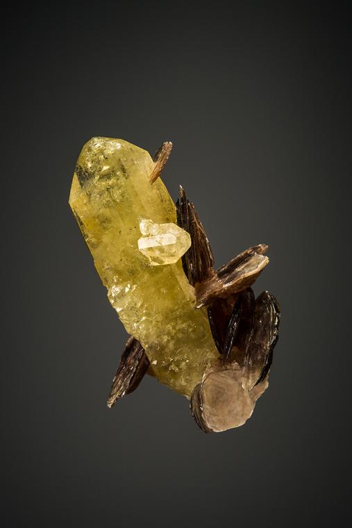 BRAZILIANITE with MUSCOVITE