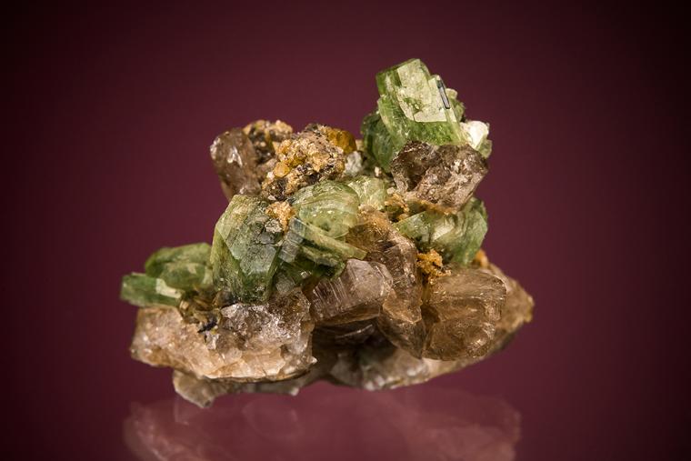 LUDLAMITE with QUARTZ