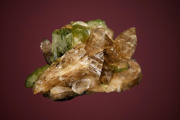 LUDLAMITE with QUARTZ