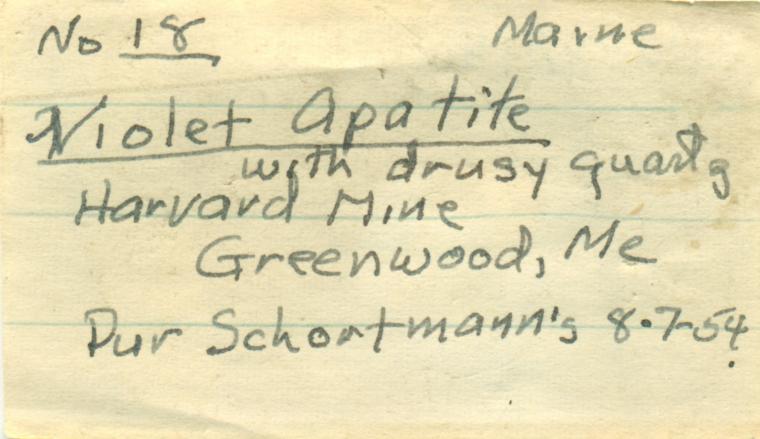 FLUORAPATITE on QUARTZ