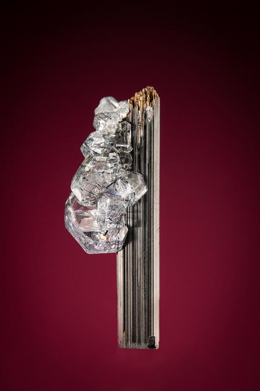 FLUORAPATITE on Tourmaline