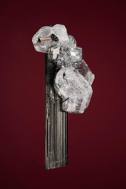 FLUORAPATITE on Tourmaline