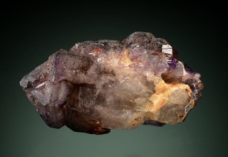 QUARTZ var. Smoky and Amethyst