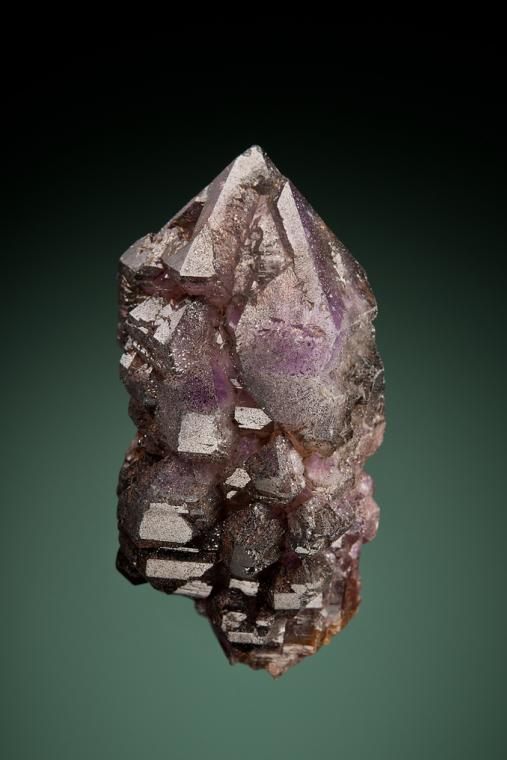 QUARTZ var. Smoky and Amethyst