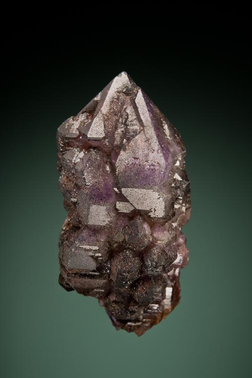 QUARTZ var. Smoky and Amethyst