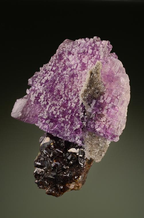 FLUORITE on SPHALERITE