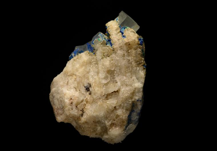 FLUORITE with LINARITE