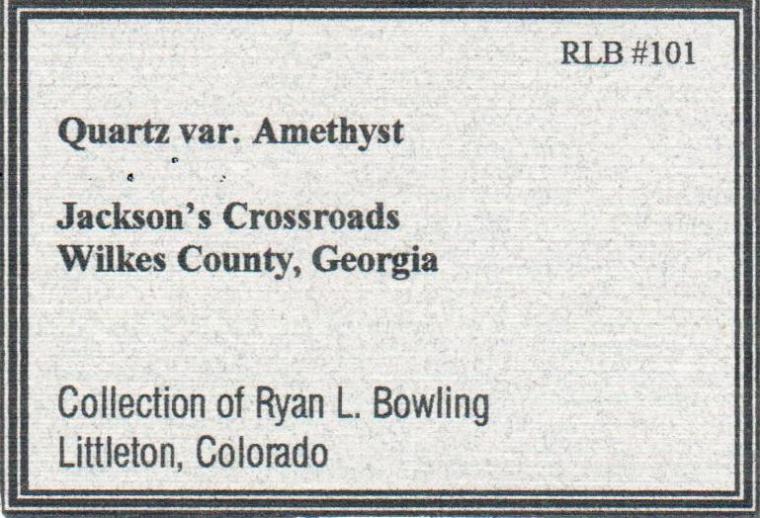 QUARTZ var. Amethyst