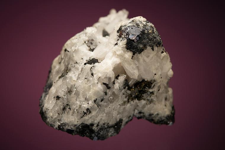 POLYBASITE on QUARTZ