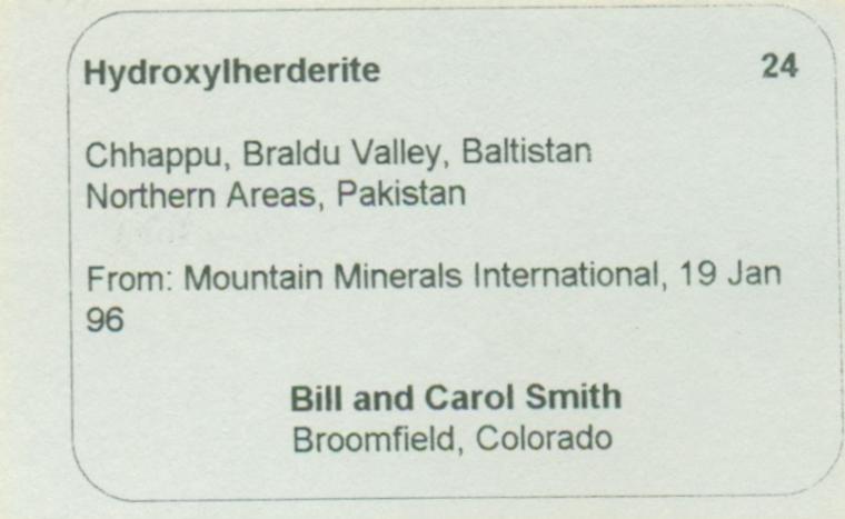 HYDROXYLHERDERITE
