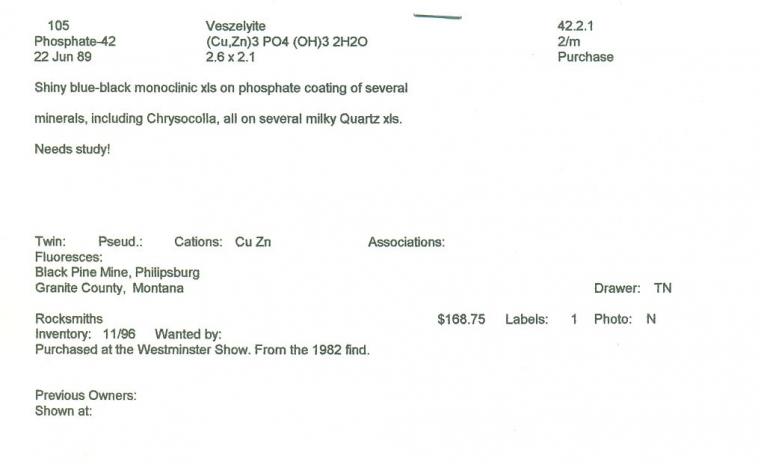 VESZELYITE