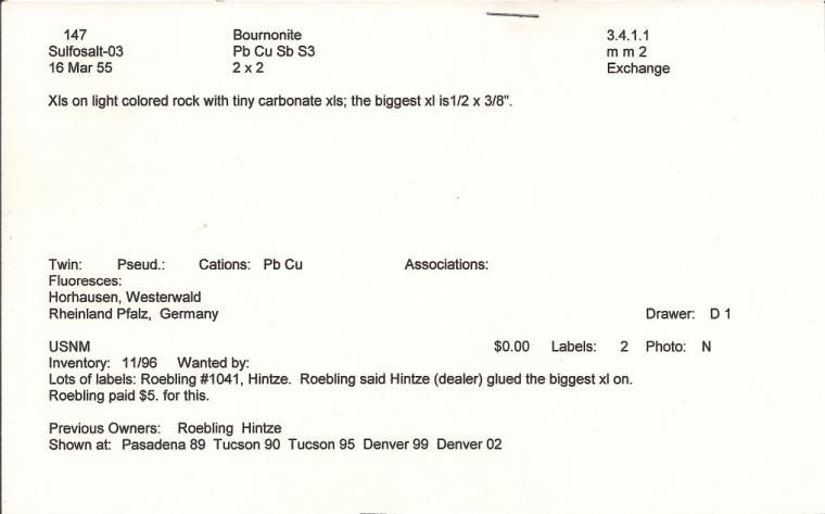 BOURNONITE (repaired)