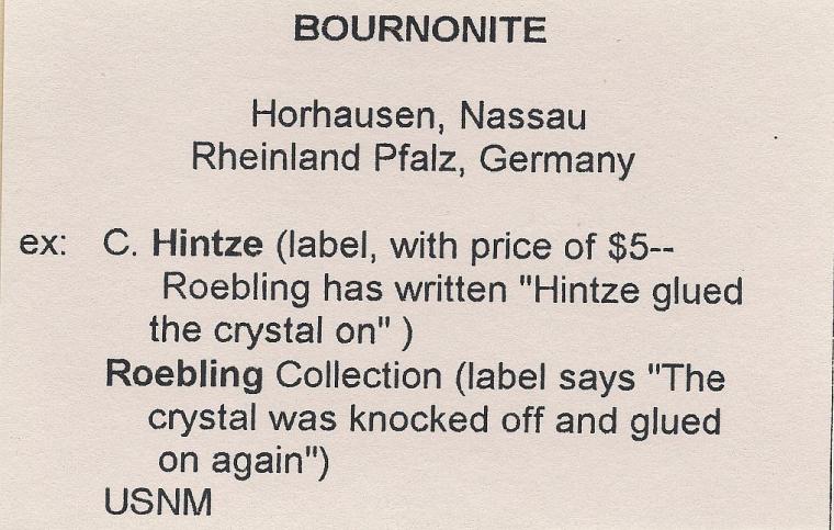 BOURNONITE (repaired)