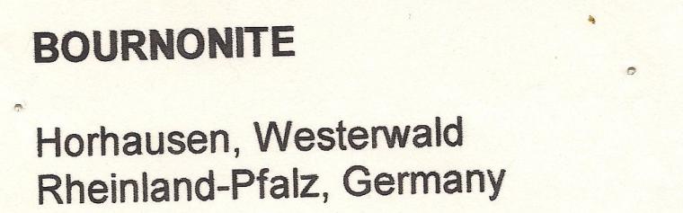 BOURNONITE (repaired)