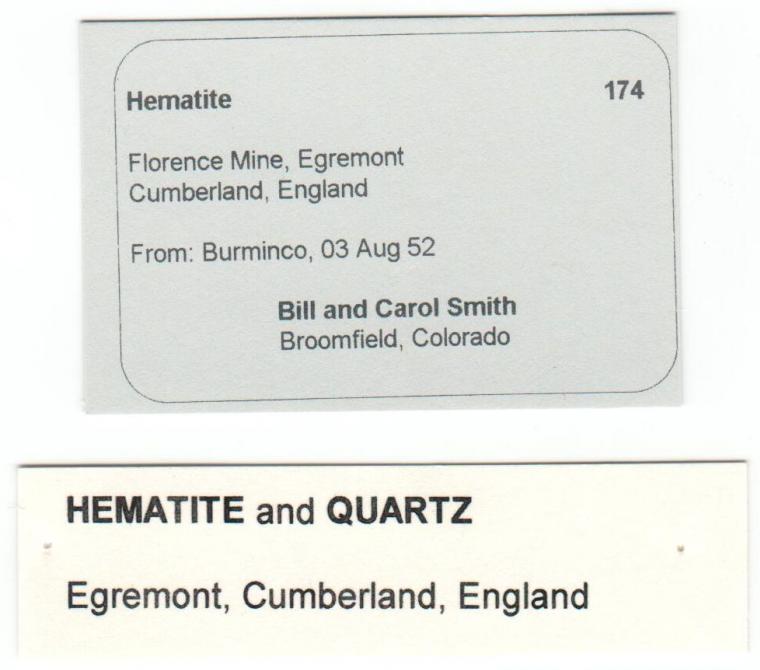 HEMATITE with QUARTZ