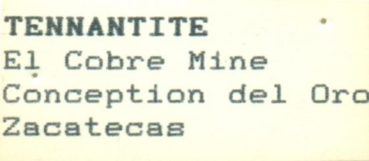 TENNANTITE