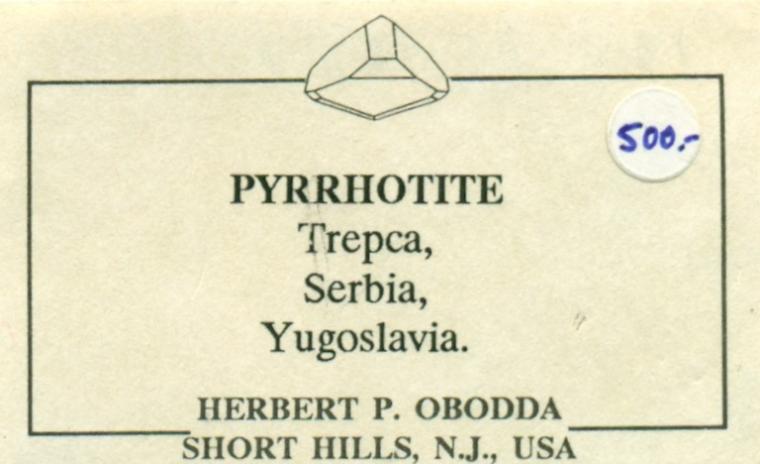 PYRRHOTITE