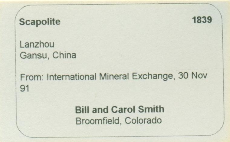 SCAPOLITE
