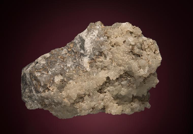 MELONITE after CALAVERITE on QUARTZ