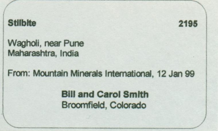 CAVANSITE on STILBITE