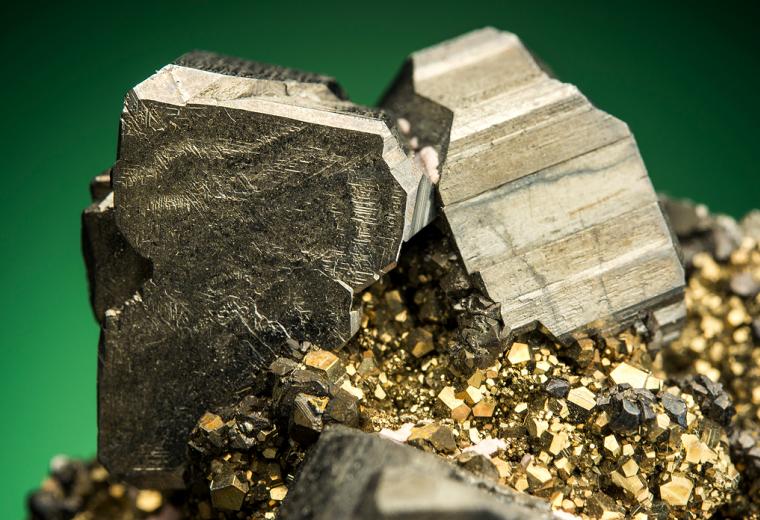 BOURNONITE on PYRITE
