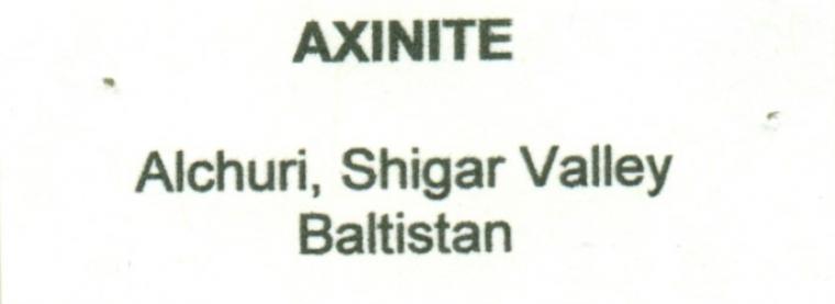 AXINITE-(Fe)