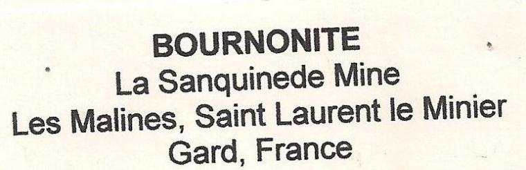 BOURNONITE