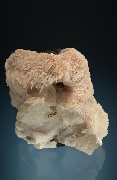 SCHORL with FLUORITE and ALBITE var. Cleavelandite