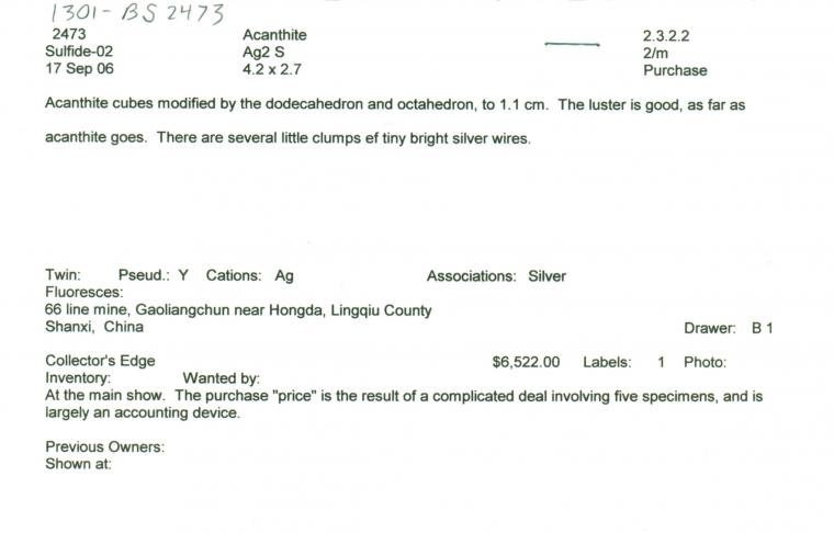 ACANTHITE with SILVER