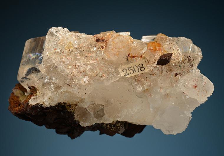 SIDERITE on QUARTZ