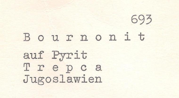 BOURNONITE on PYRITE