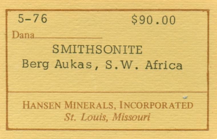 SMITHSONITE