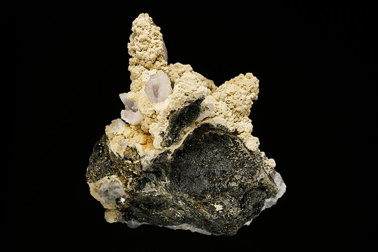 FLUORITE with SIDERITE and QUARTZ