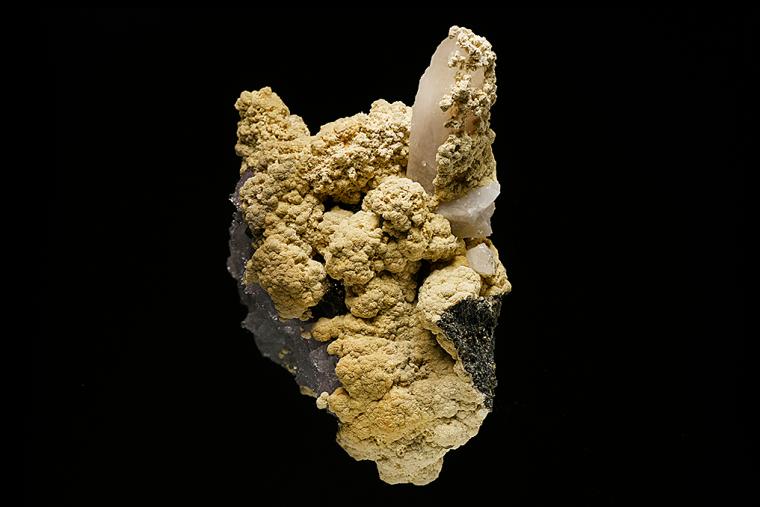 FLUORITE with SIDERITE and QUARTZ
