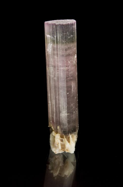 ELBAITE with ALBITE var. Cleavelandite (repaired)