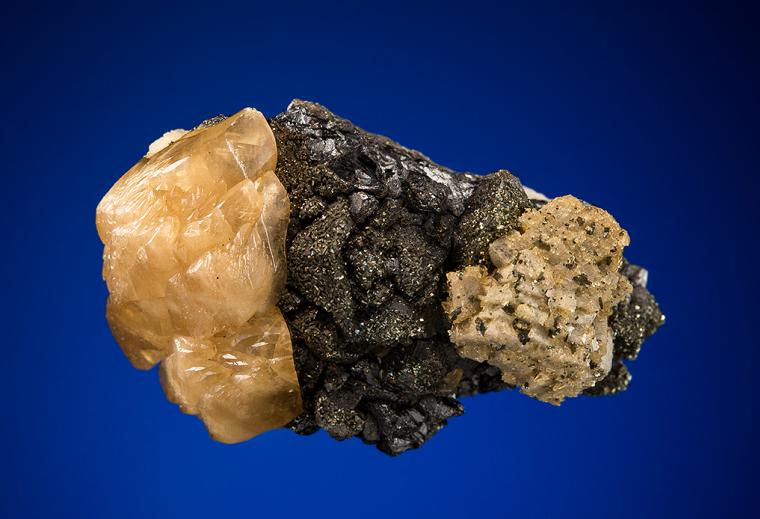 CALCITE and DOLOMITE on SPHALERITE