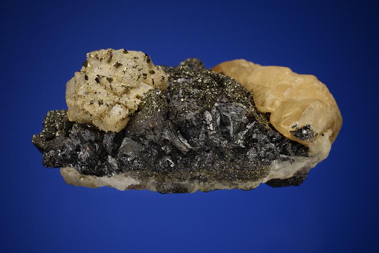 CALCITE and DOLOMITE on SPHALERITE