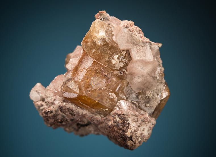 WULFENITE with Cobaltoan SMITHSONITE