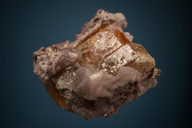 WULFENITE with Cobaltoan SMITHSONITE