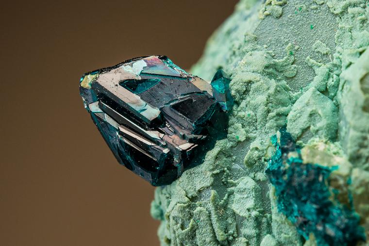 VESZELYITE on QUARTZ