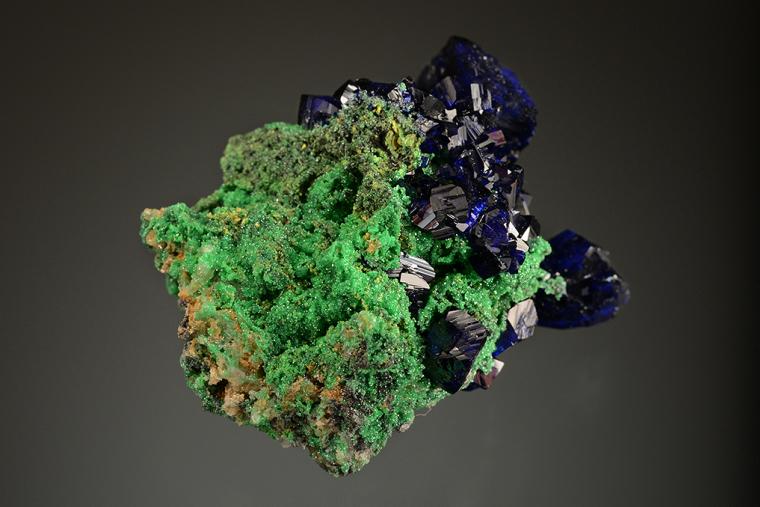 AZURITE on ARSENTSUMEBITE (type locality)