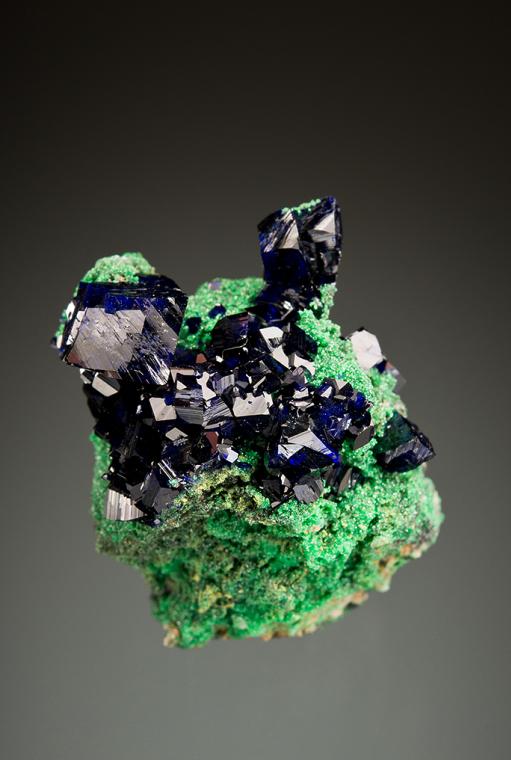AZURITE on ARSENTSUMEBITE (type locality)