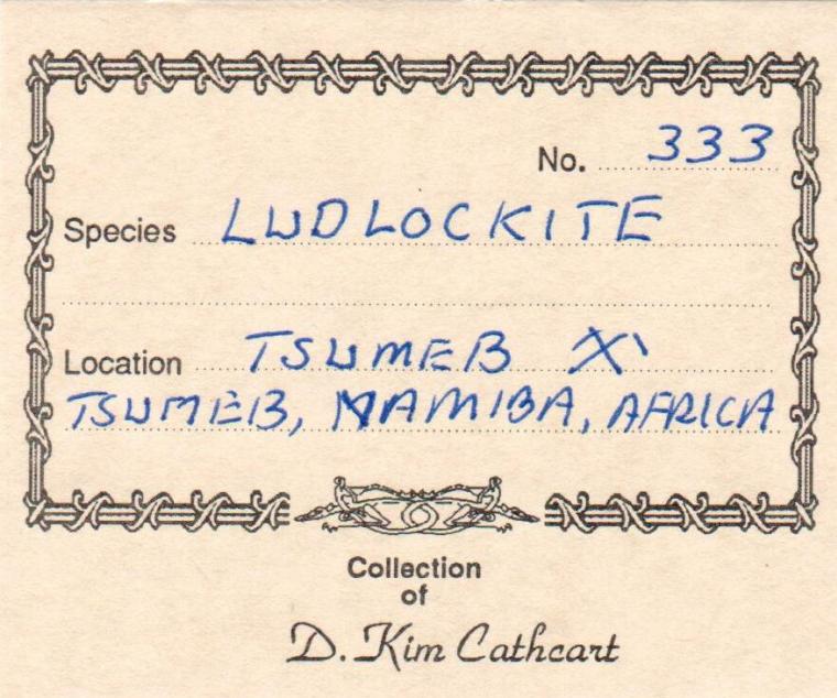 LUDLOCKITE (type locality)