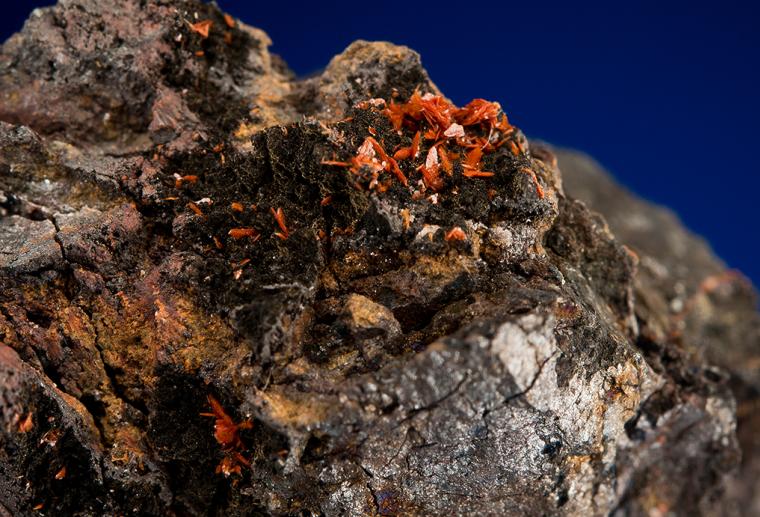 TSUMCORITE (type locality) with JAMESITE (type locality)